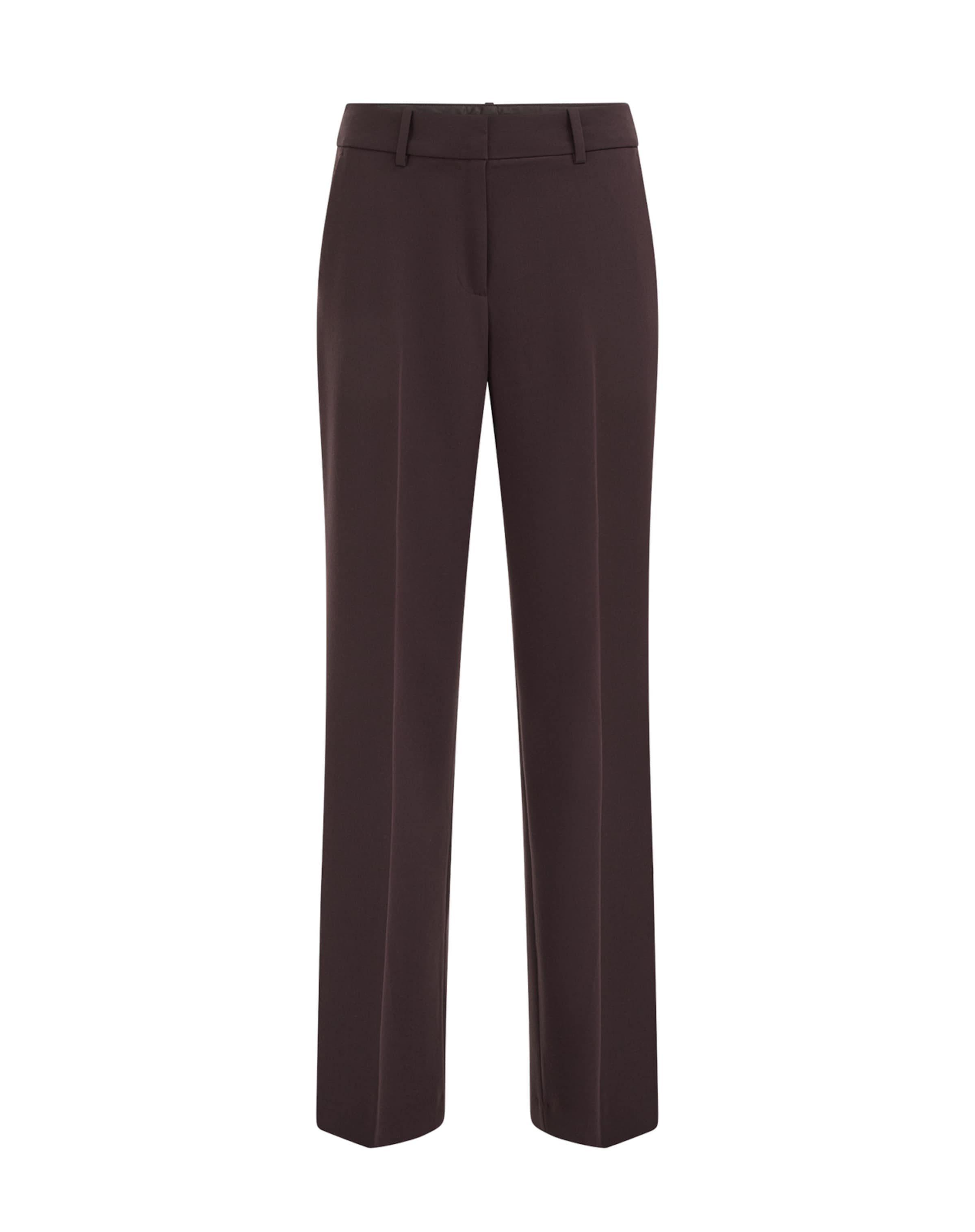 Wide leg Pantaloni con piega frontale di WE Fashion in marrone: frontale