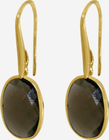 Boucles d'oreilles 'OVAL' Gemshine en or