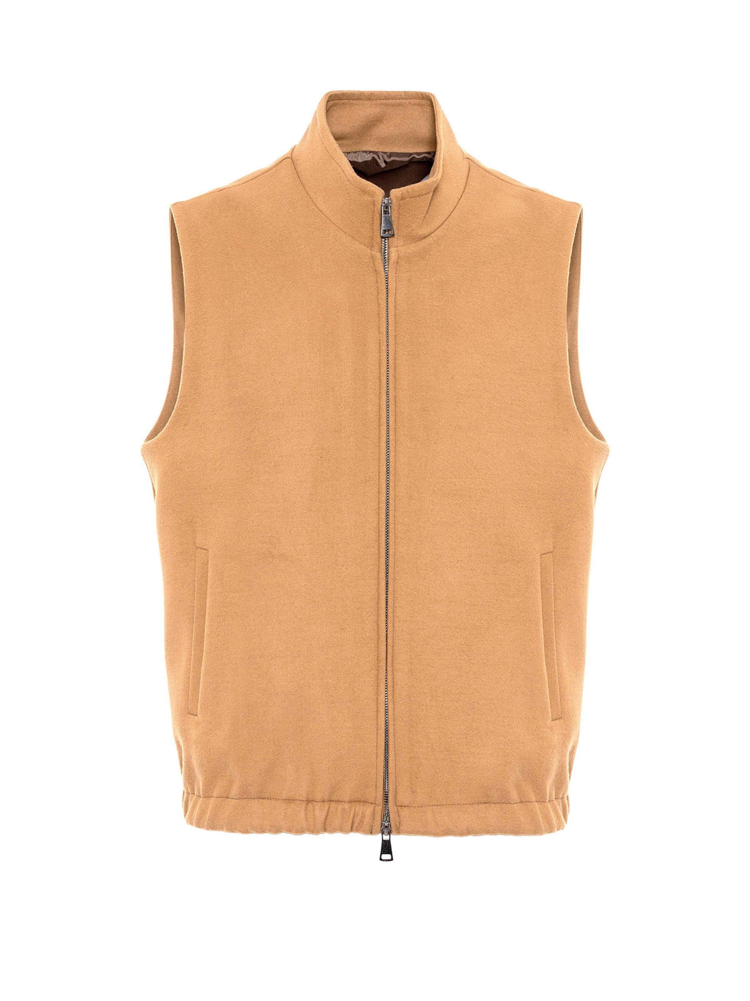Gilet di Antioch in beige: frontale
