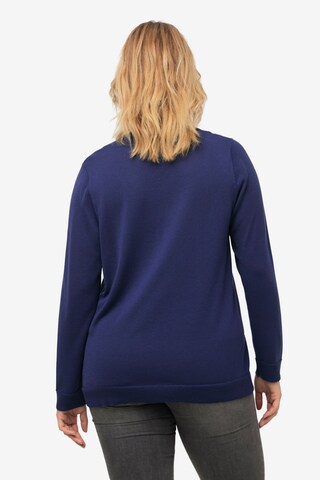 Pull-over Ulla Popken en bleu