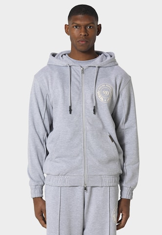 Pas De Monaco Sweatshirt 'VORTEX' in Grey: front
