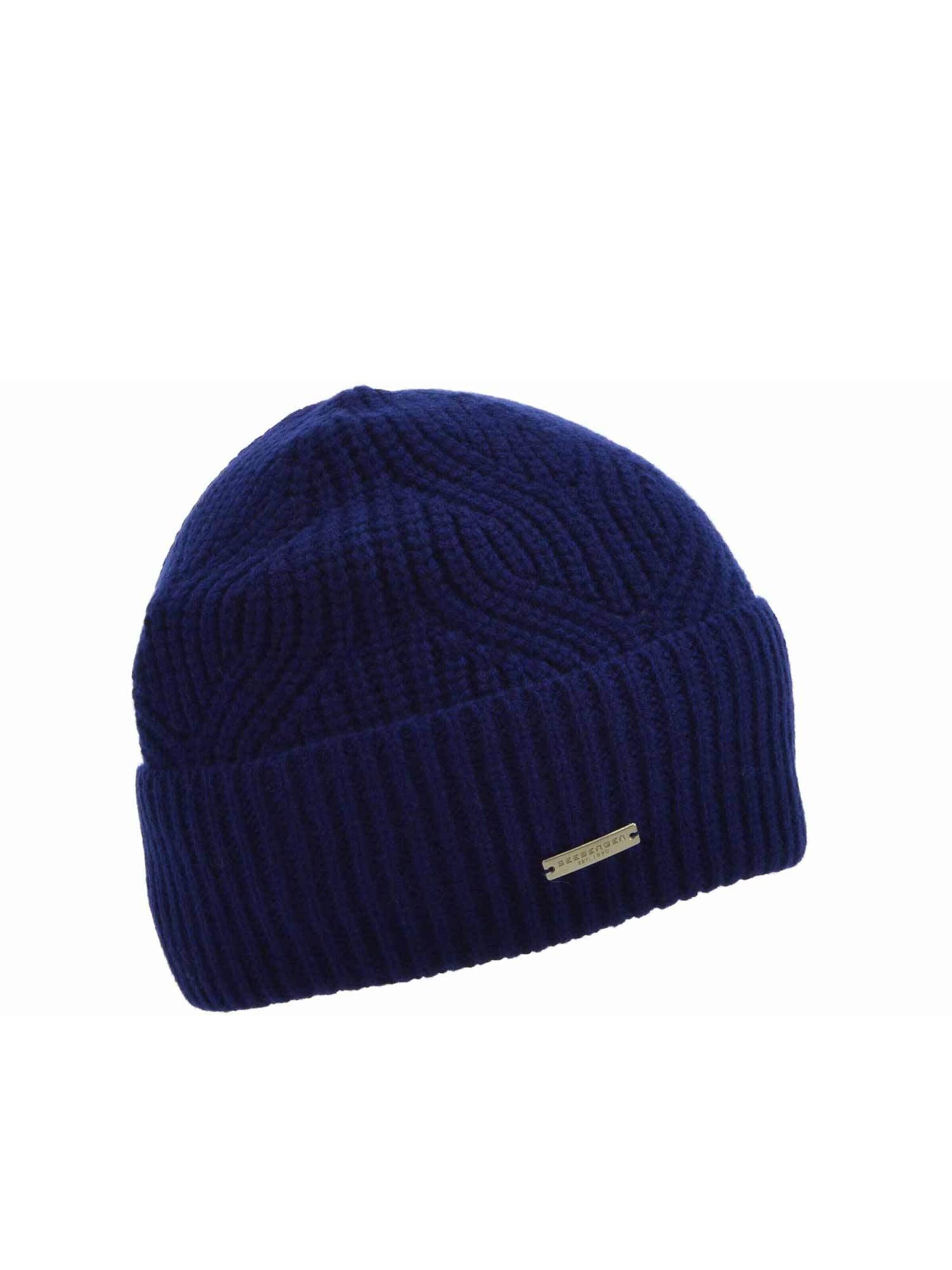 Seeberger Beanie 'Mütze' in Blue: front