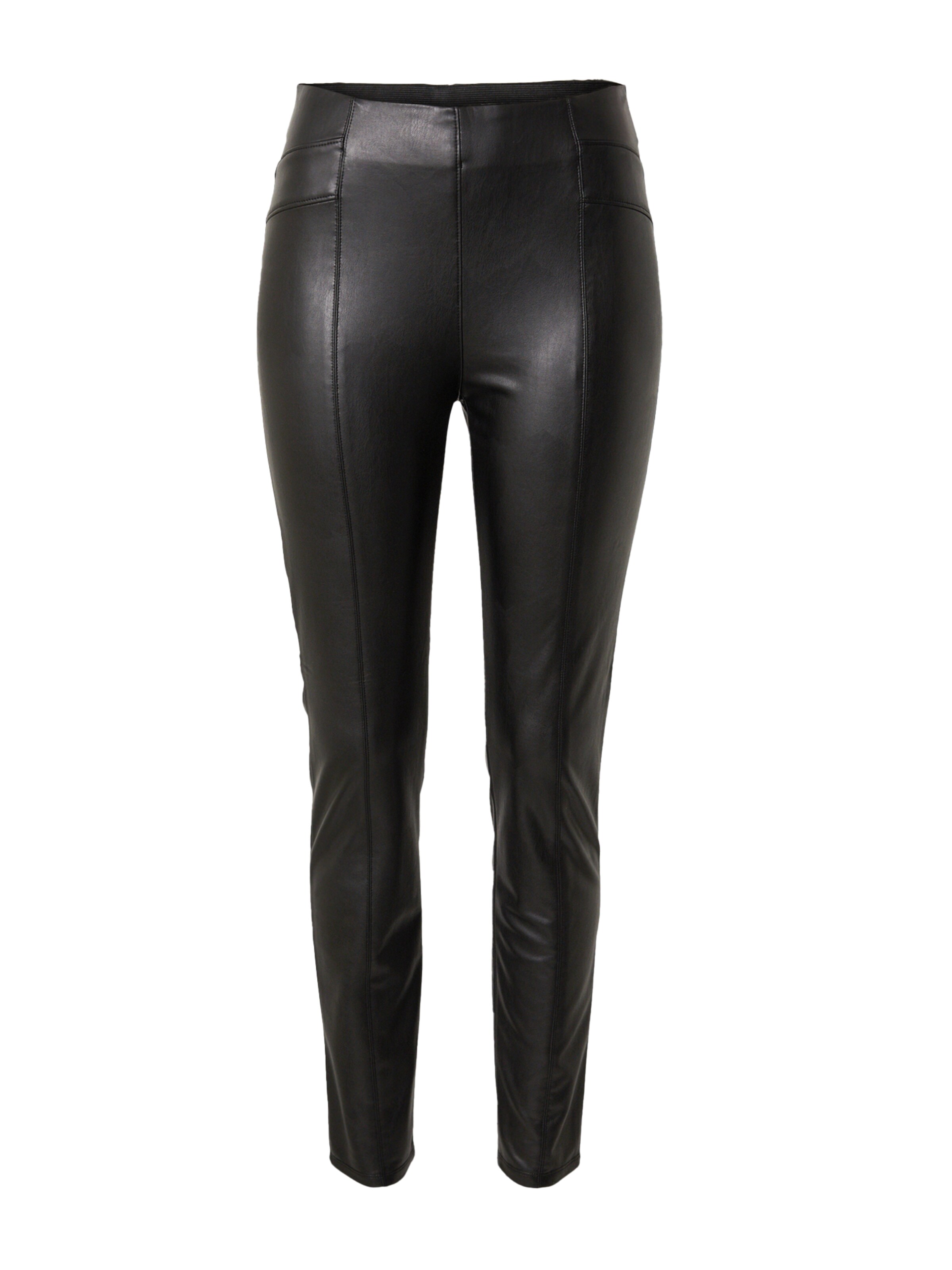 COMMA Skinny Trousers in Black: front