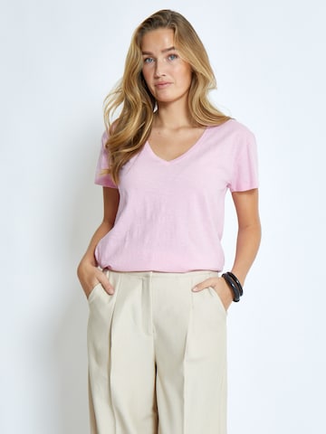 T-shirt 'Dannon' DESIRES en rose : devant