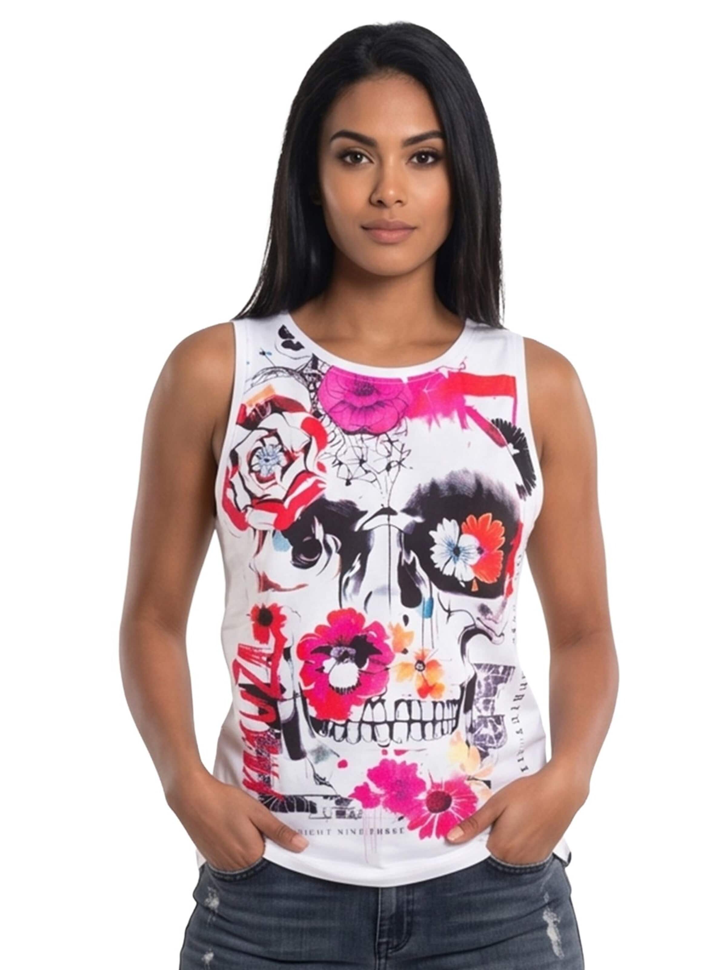 Yakuza Top 'Pablo' in White
