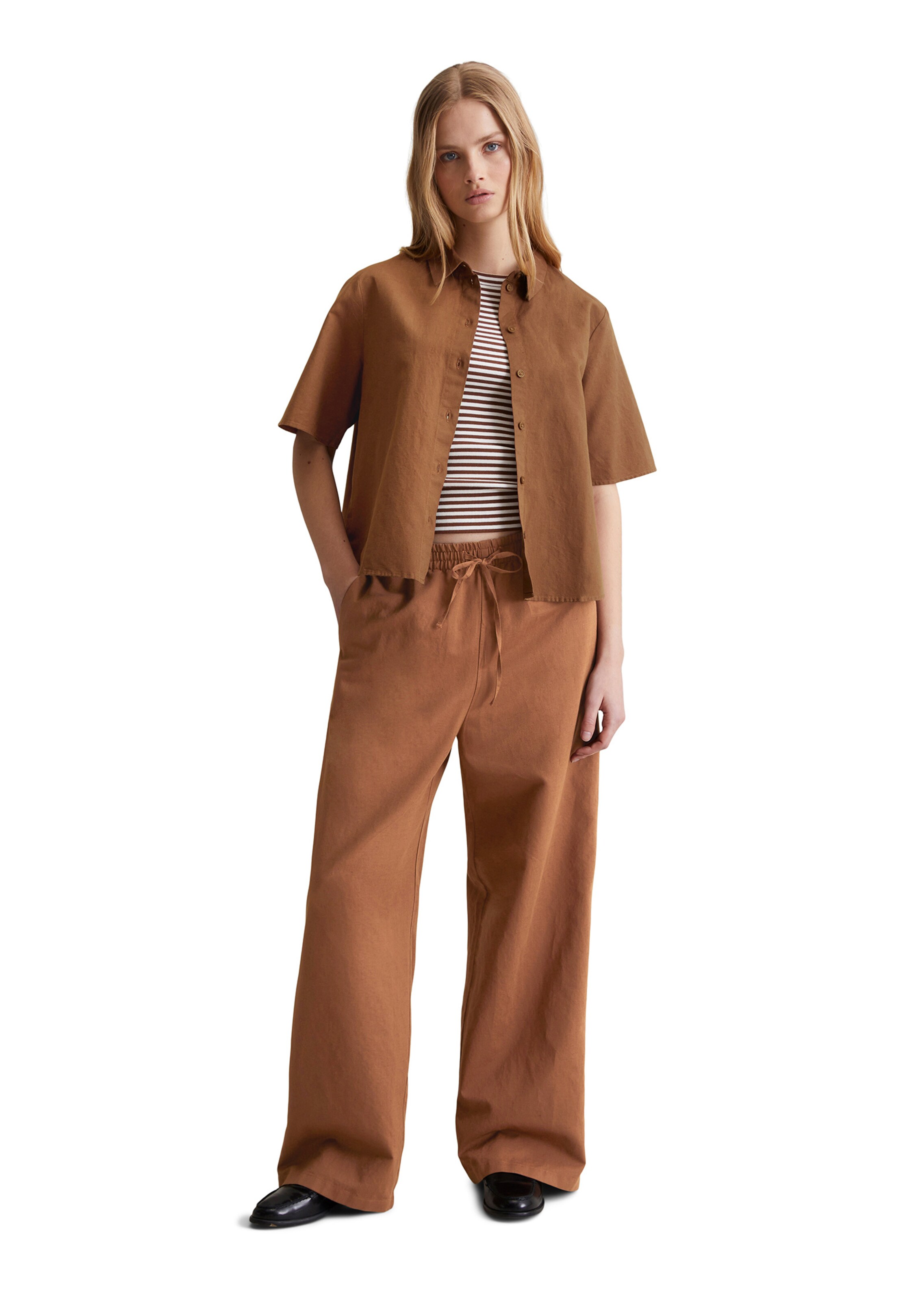 Marc O'Polo DENIM Bluse in Braun