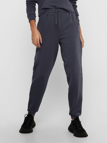 ONLY PLAY Tapered Workout Pants in Grey: front