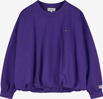 Sweat-shirt Fabienne Chapot en violet : devant
