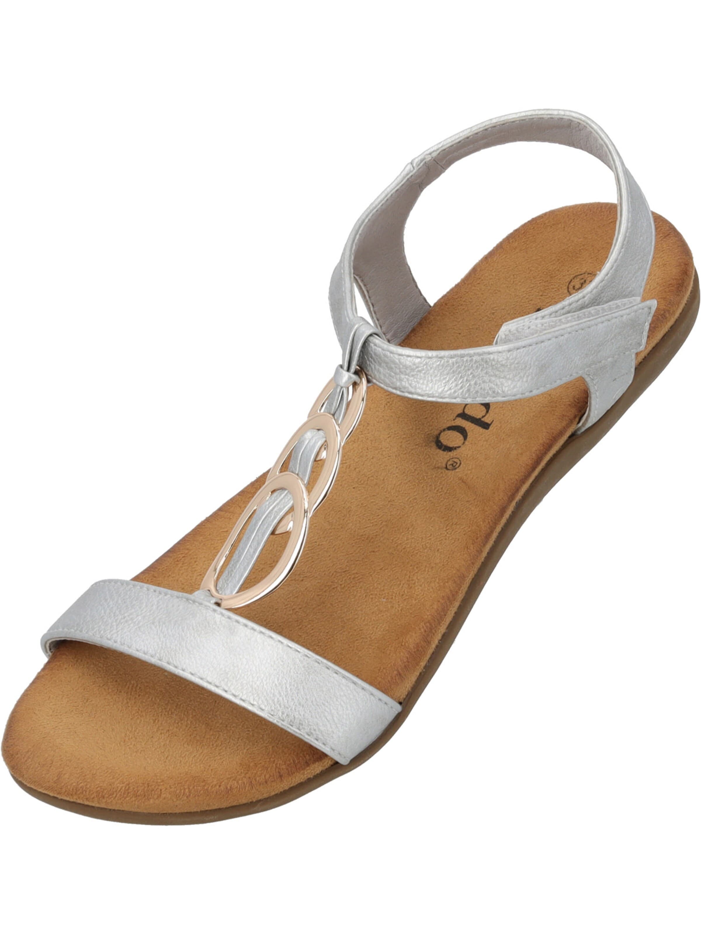 Palado Sandals 'Palado Uleto' in Silver: front