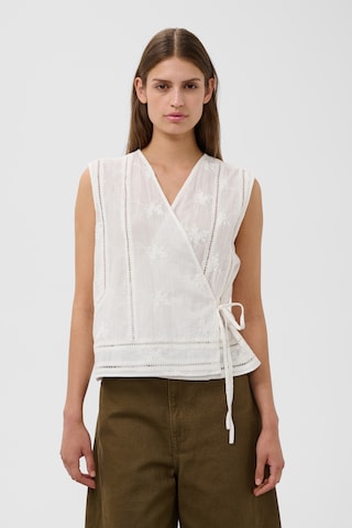 Chemisier 'SLEmbla' SOAKED IN LUXURY en blanc : devant