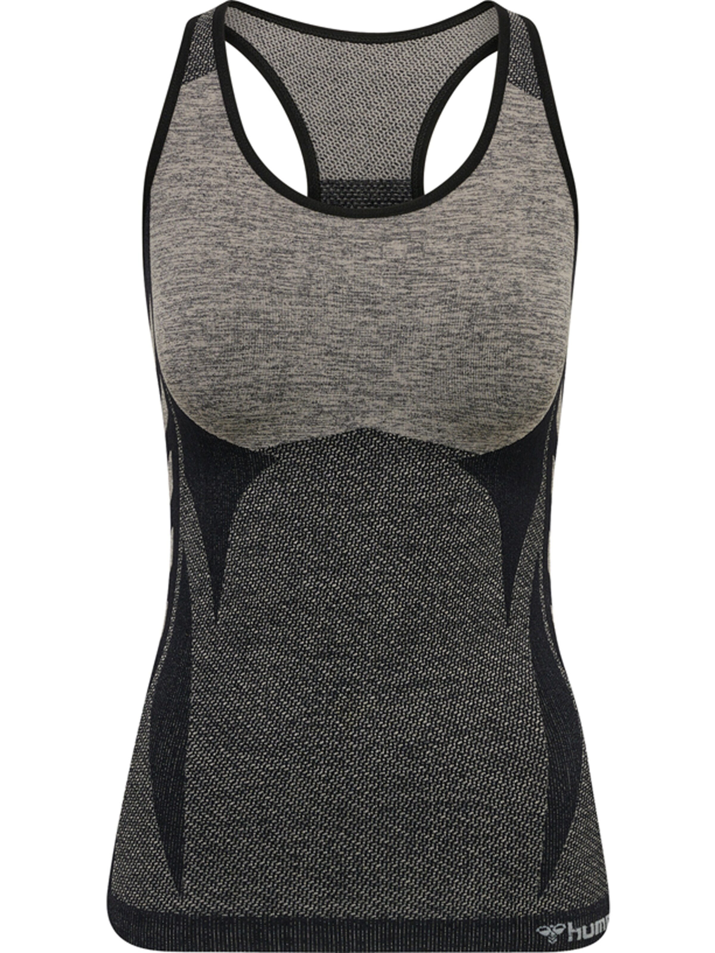 Hummel Sporttop in Grau: Vorderseite