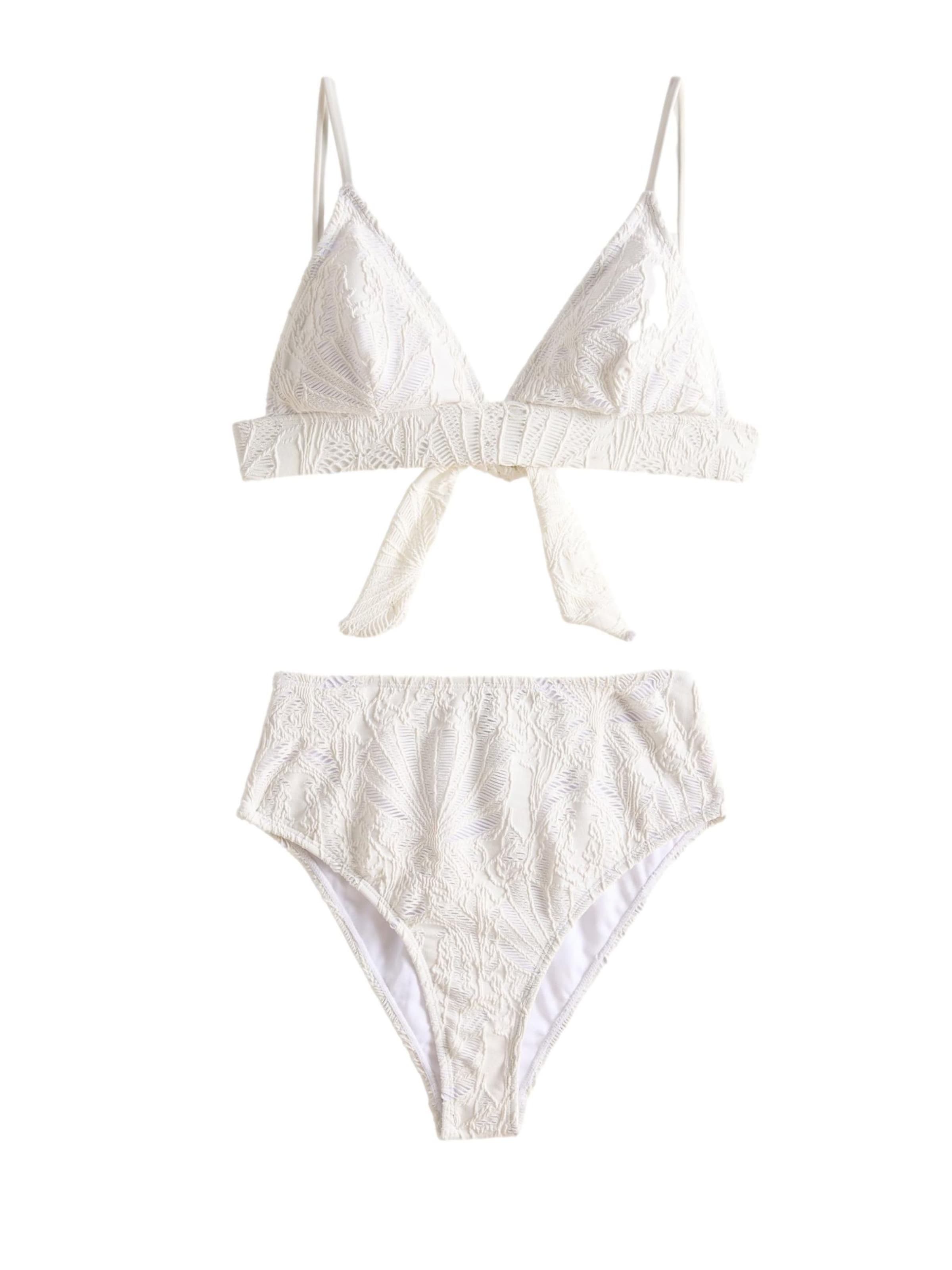 bēšs Friends Like These Trijstūra formas Bikini: no priekšpuses