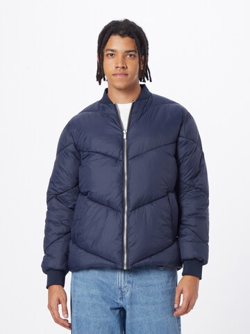 Redefined Rebel Between-Season Jacket 'Chicago' in Blue: front