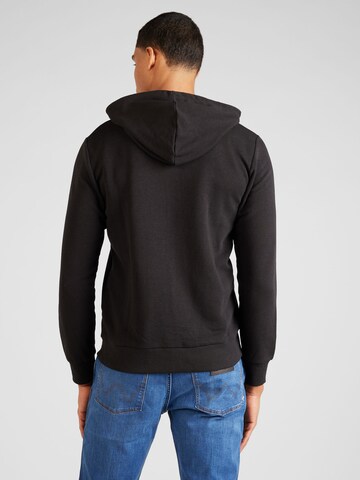 JACK & JONES - Sudadera con cremallera 'FOREST' en negro