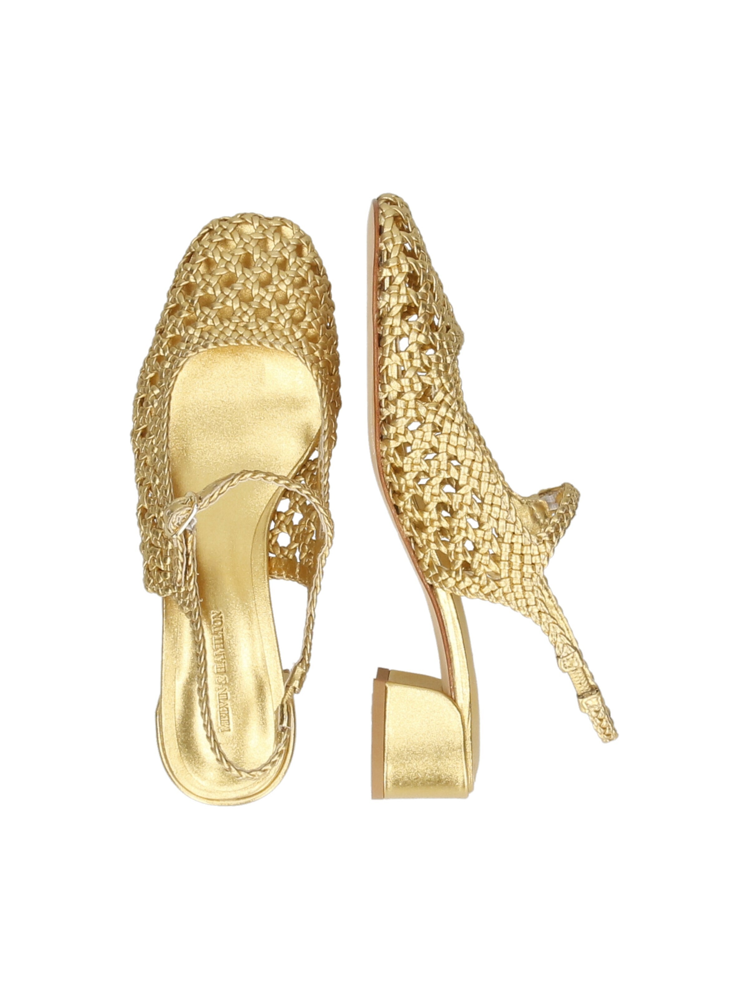 MELVIN & HAMILTON Sandals 'Belly 2' in Gold