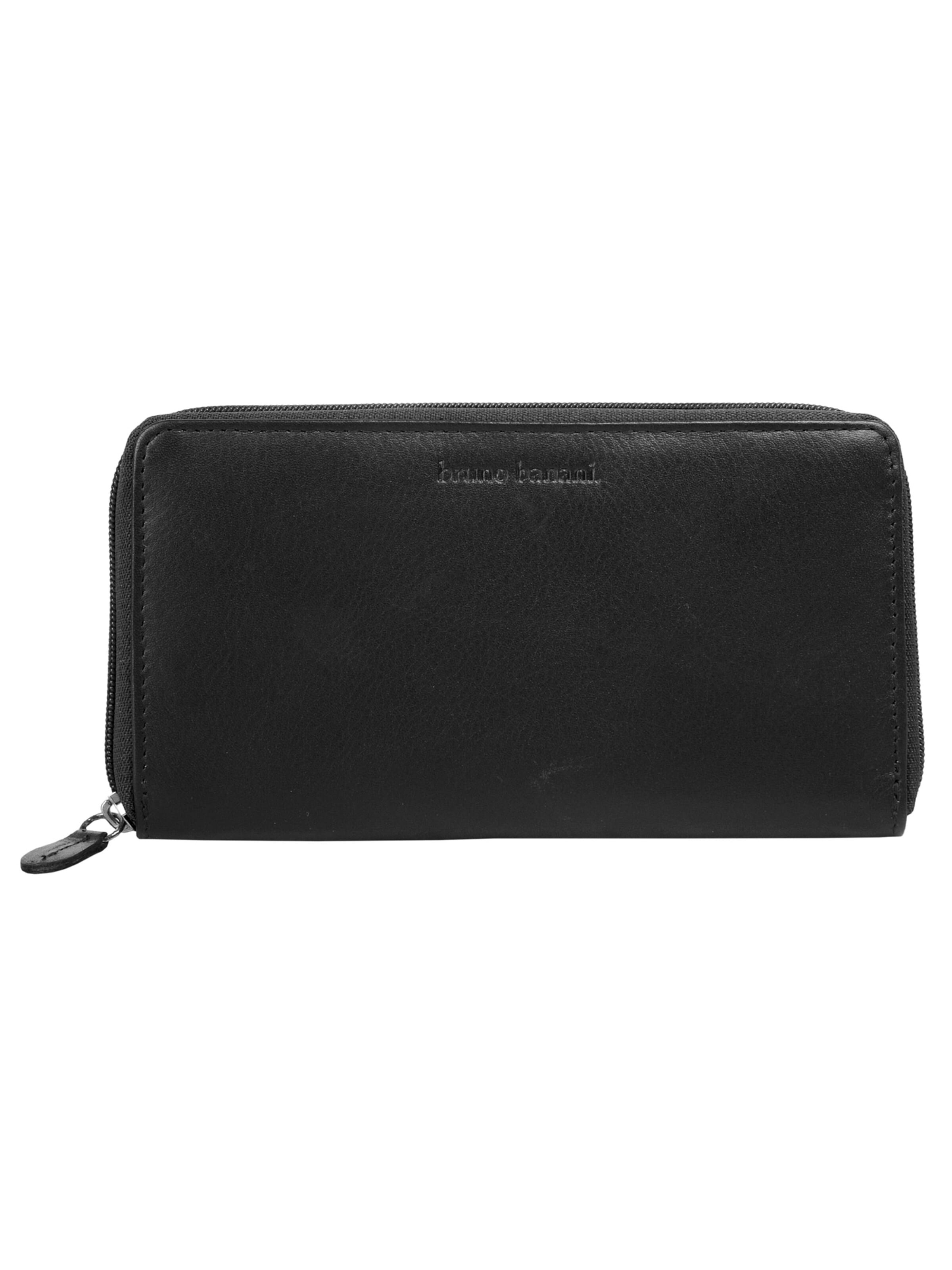 Porte-monnaies 'Bruno Banani Geldbörse LEDER' Bruno Banani en noir : devant