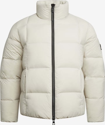 Veste outdoor ' Winter Puffer Rennwagen ' JACK1T en blanc : devant