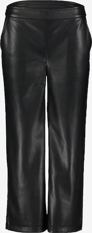 Cartoon Regular Pants in Black: front