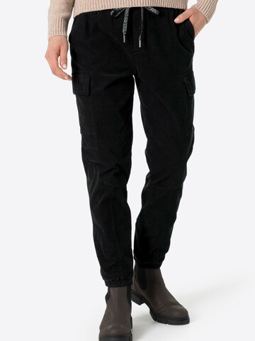 TIMEZONE Regular Pants in Black: front