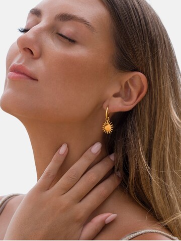 Boucles d'oreilles 'Sonne' GOOD.designs en or
