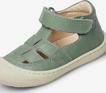 NATURINO Offene Schuhe 'WAD' in Grün: Vorderseite