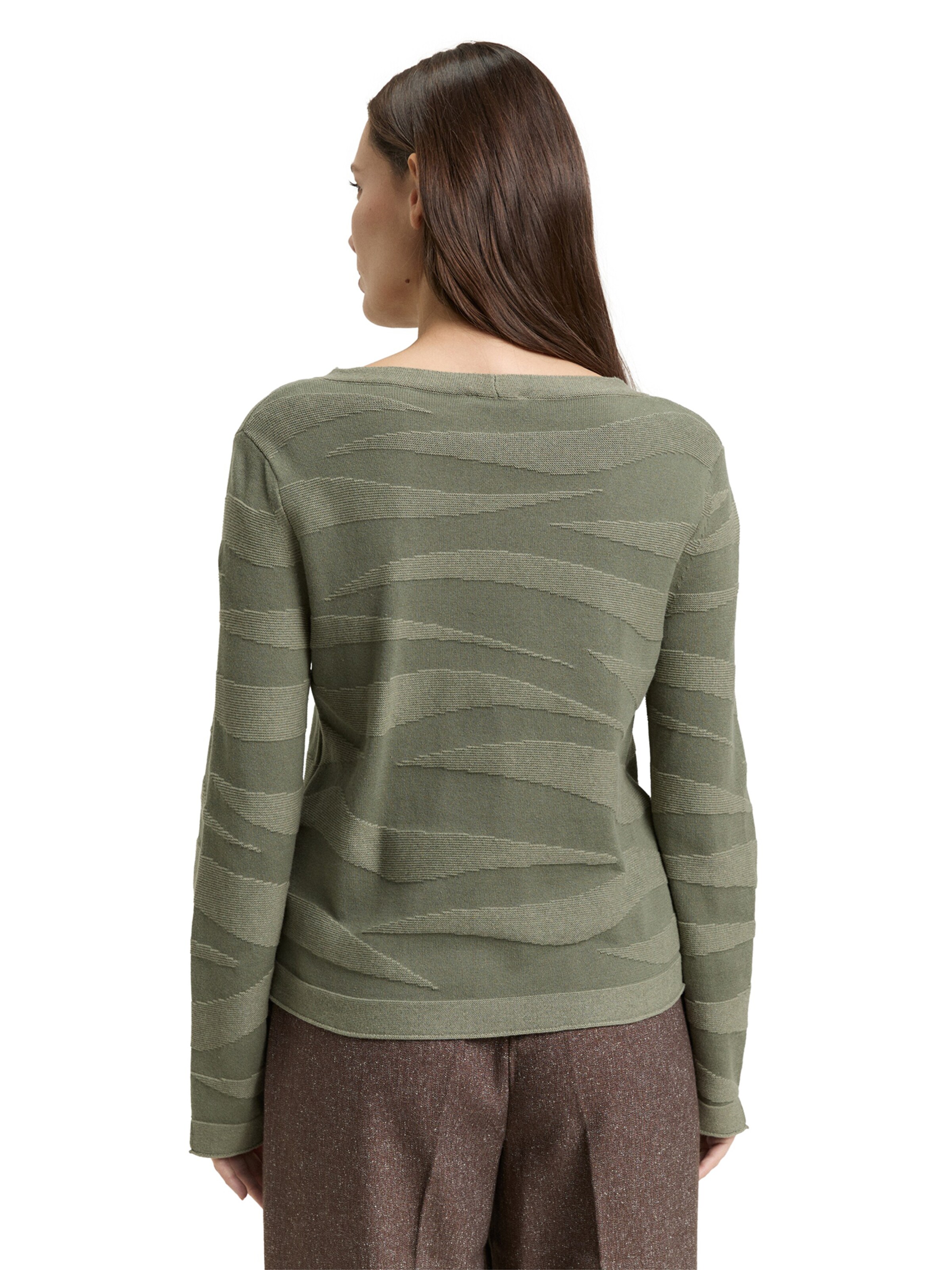 žalia TOM TAILOR Megztinis