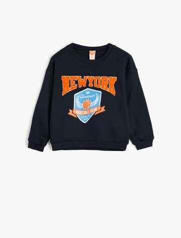 Koton Sweatshirt in Blauw: voorkant