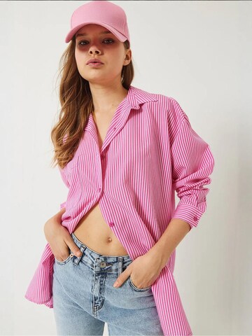 Camicia da donna di Bianco Lucci in rosa
