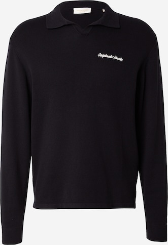 JACK & JONESPulover 'JORNORREBRO' - crna boja: prednji dio