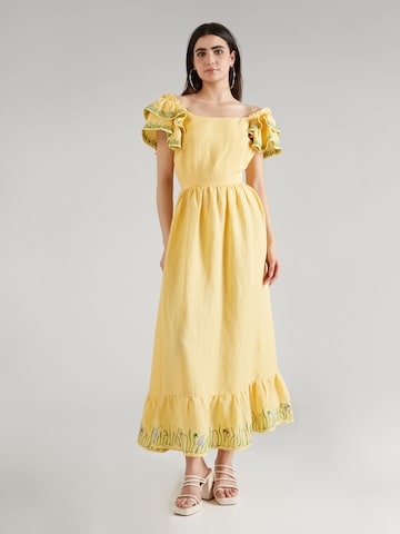 Robe d’été 'BRISE' Helmstedt en jaune : devant