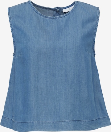 mazine Top 'Iba' in Blue: front