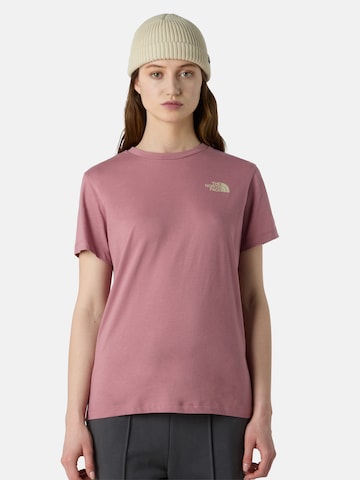 lillā THE NORTH FACE T-Krekls: no priekšpuses