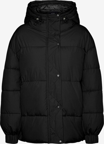 VERO MODA Winter Jacket in Black: front