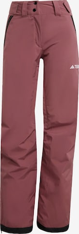 ADIDAS TERREX Outdoorhose 'Xperior' in Rot: Vorderseite