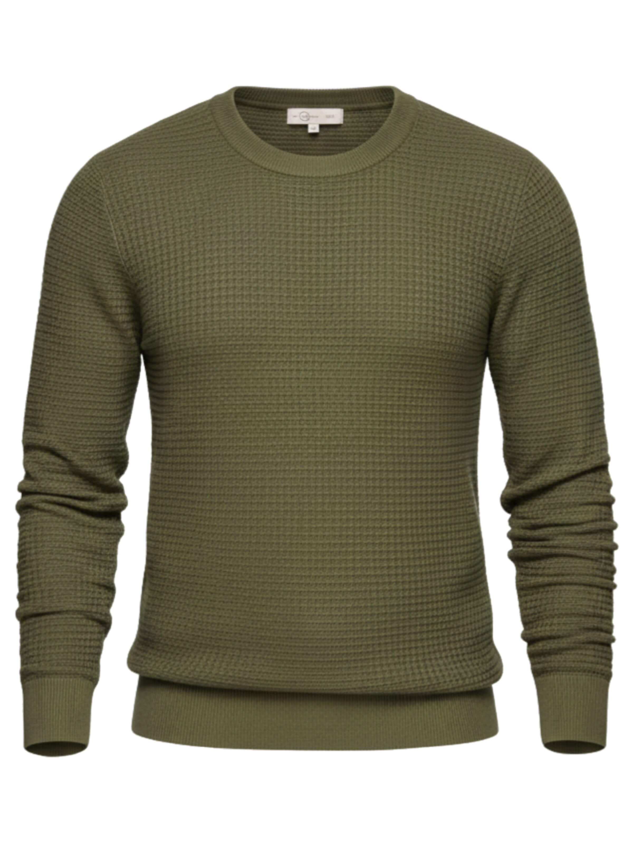 Pulover de la Ombre pe verde: față