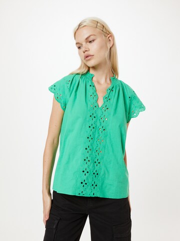 Maison 123 Blouse 'TAMAR' in Groen: voorkant