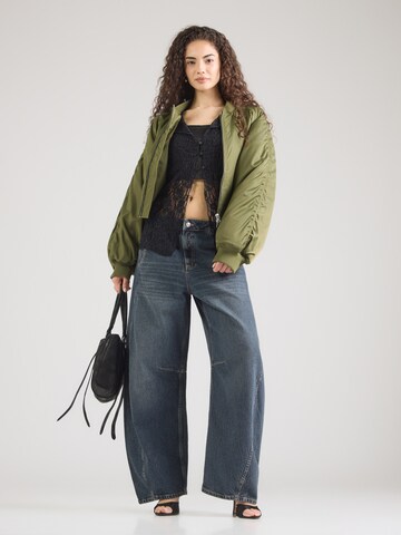 TOPSHOP Barrel Džínsy 'VEA' - Modrá