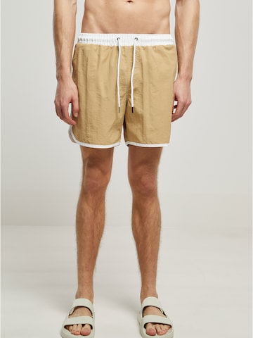 Pantaloncini da bagno di Urban Classics in beige: frontale