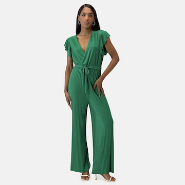 Elara Jumpsuit in Green: front