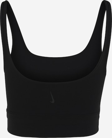 NIKE Regular Sportbehå 'Luxe' i svart