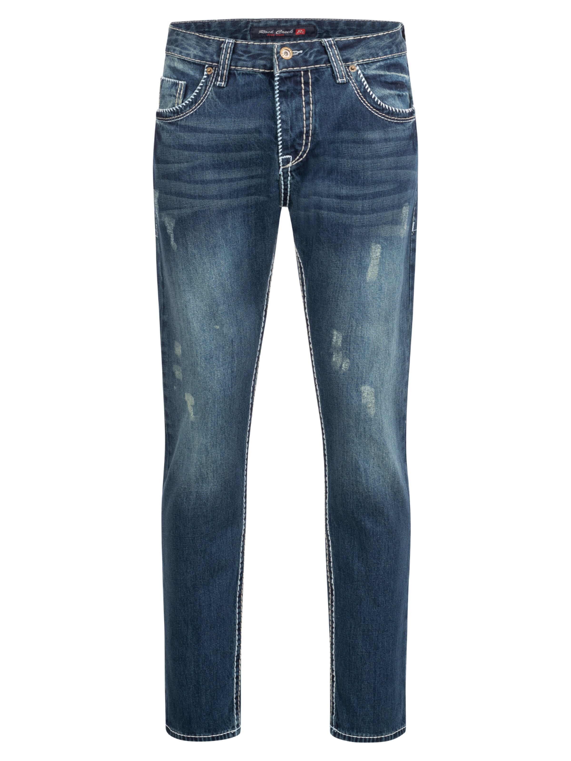 Rock Creek Loosefit Jeans in Blau: Vorderseite
