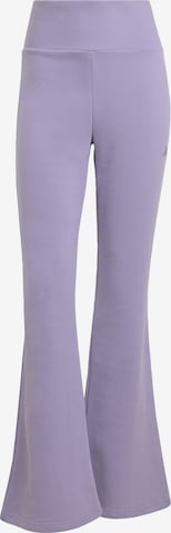 ADIDAS SPORTSWEAR Workout Pants 'Seasonal Essentials' in Purple: front