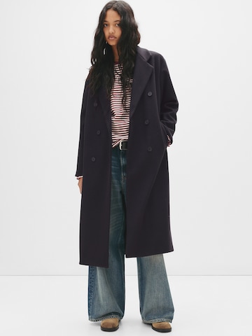 Manteau mi-saison Pull&Bear en bleu : devant