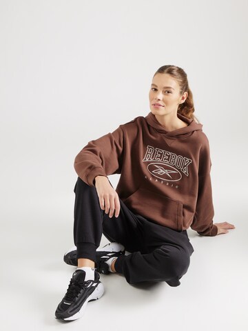 Sweat-shirt Reebok en marron