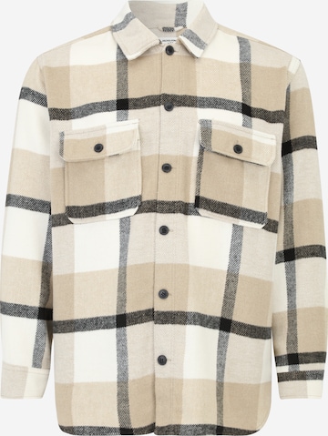 Camicia 'JJEBradley Ollie' di Jack & Jones Plus in beige: frontale