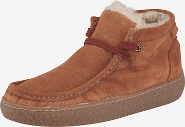 VERBENAS Schnürschuh in Braun: Vorderseite
