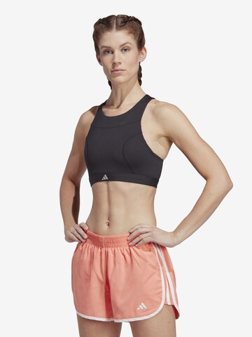 ADIDAS PERFORMANCE Medium Support Sports bra 'Medium-Support' in Black: front