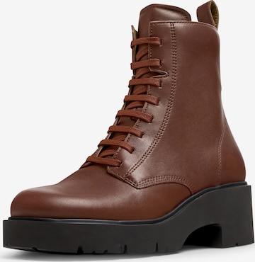 Bottines à lacets ' Milah ' CAMPER en rouge : devant