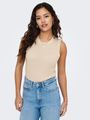 JDY Knitted top 'JDYBodilla' in White: front