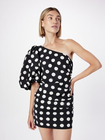 Robe 'CEDRO' PINKO en noir : devant